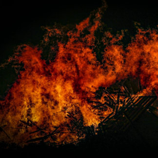 Plastic DVD Fire