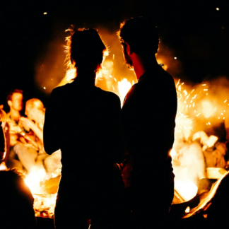 Large Cool Fire