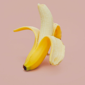 Banana Diamond Shower Brass