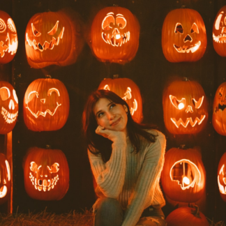 Plastic Pumpkin Brass
